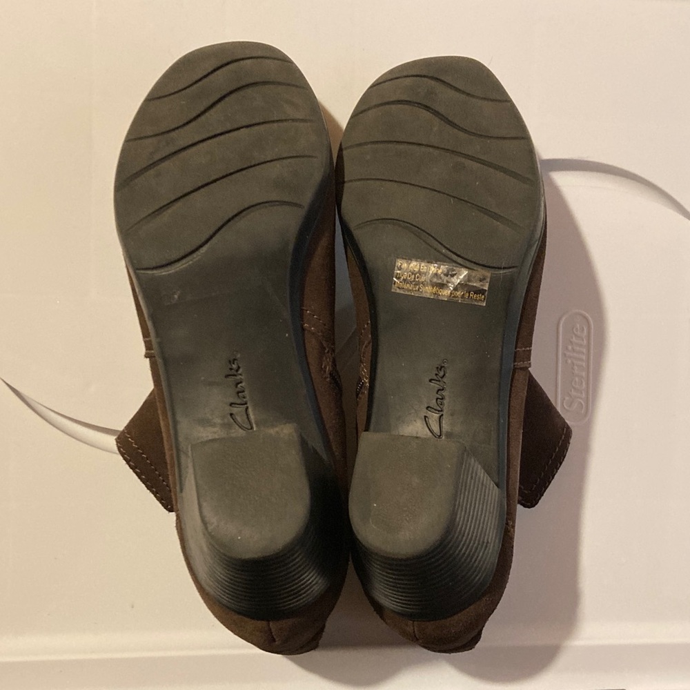 Clarks Suede Boots 8.5M - Picture 3 of 4